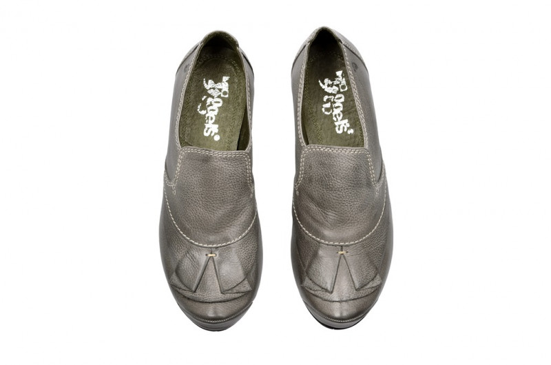 Tiggers Sara Slipper in grau mit Lederfutter