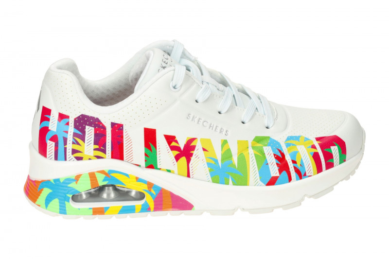 Skechers Uno Schuhe weiß bunt Hollywood 177995
