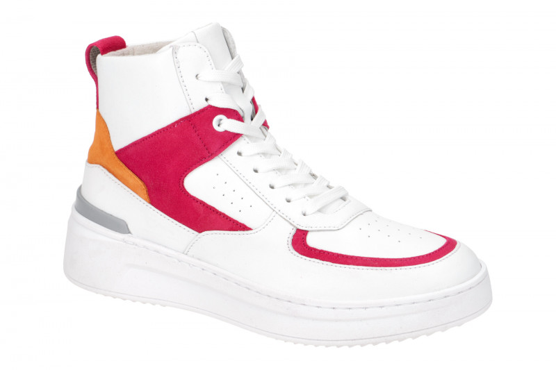 Gabor Schuhe weiß pink Mid-Sneakers 43.181.20