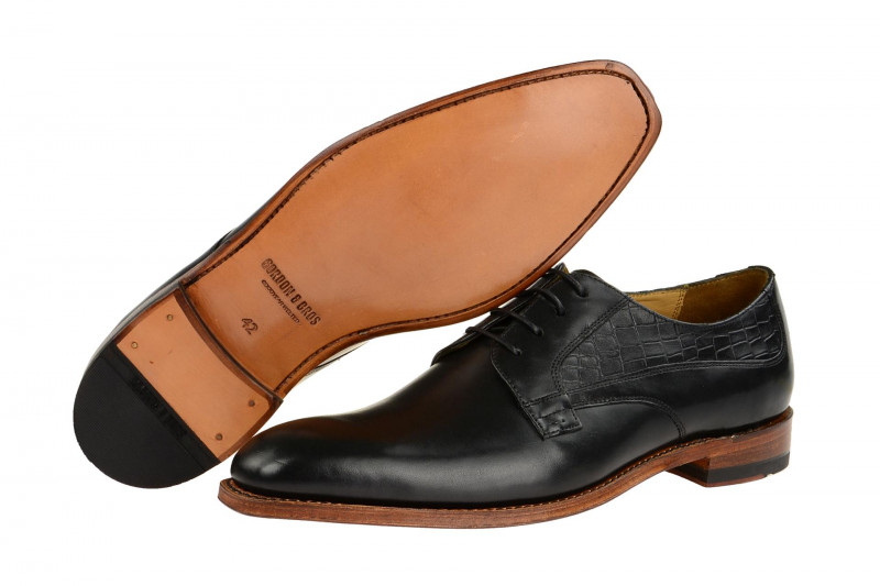 Gordon & Bros Schuhe Milan schwarz Rahmengenäht 5098-I