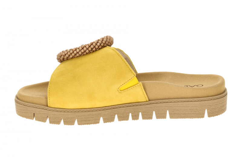Gabor Pantolette gelb Velour 83.745.10