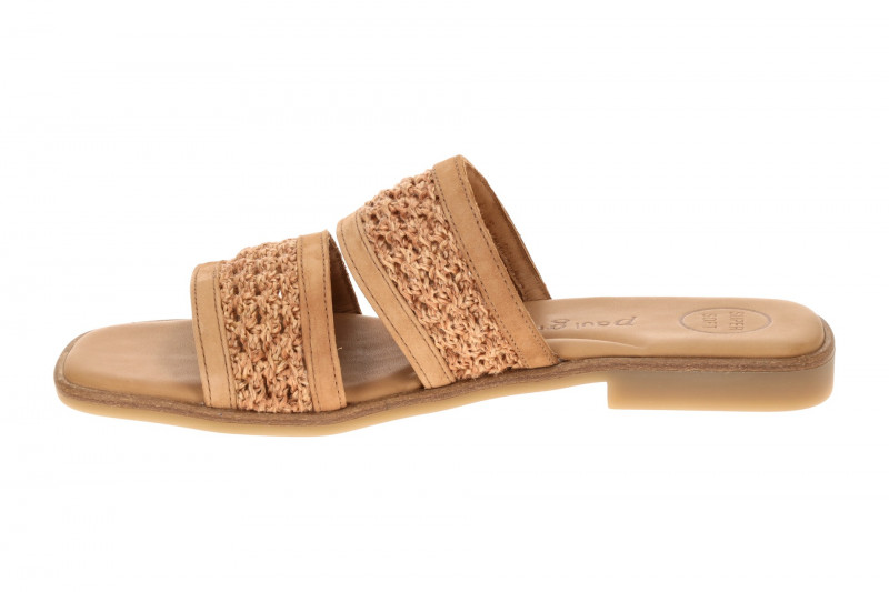 Paul Green Pantolette braun sisal geflochten 6185