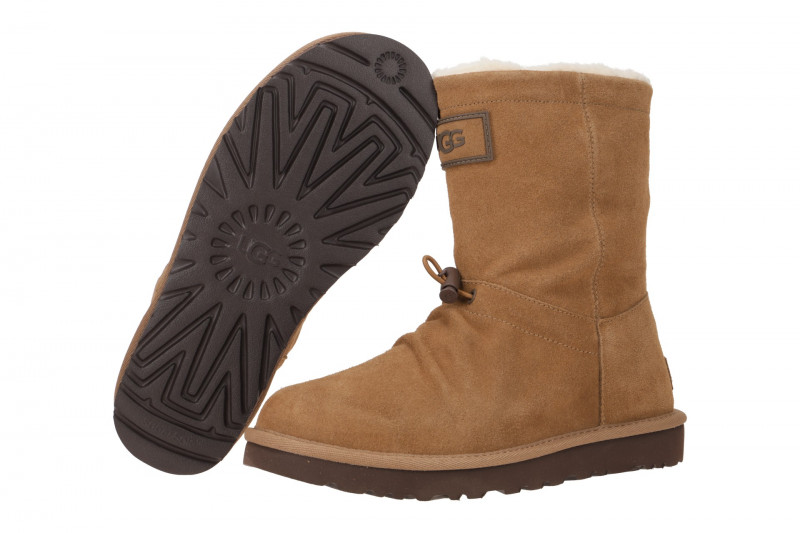 UGG Classic Short Toggler Stiefel Boots braun