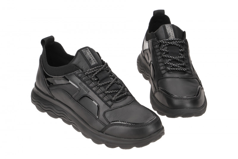 Geox Spherica Schuhe schwarz Damen Sneakers D26NUC