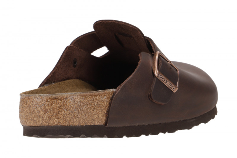 Birkenstock Boston BS Pantolette braun habana Unisex 860131