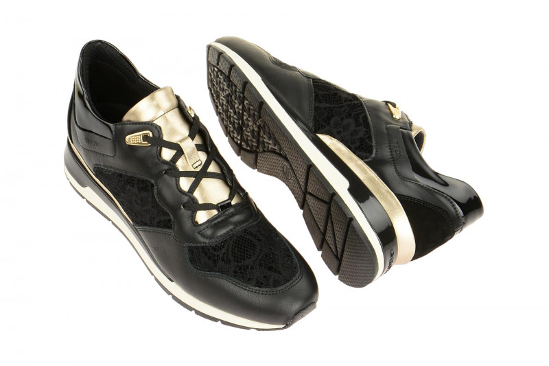 Geox Shahira Schuhe schwarz gold
