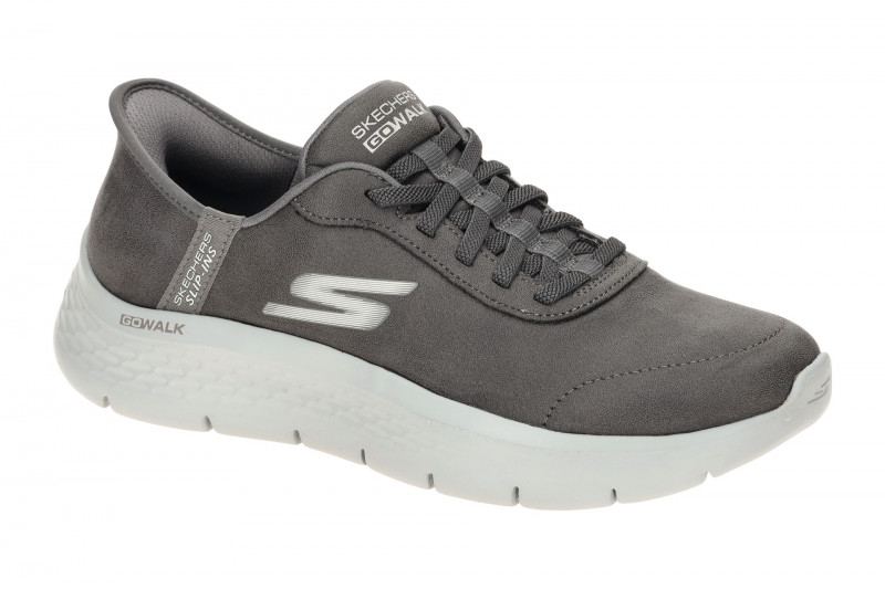 Skechers Go Walk Flex Schuhe grau Slip-Ins 124837