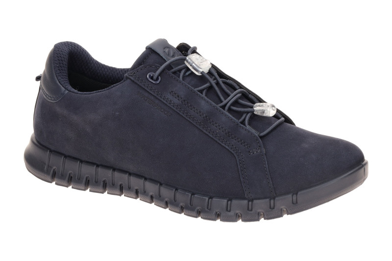 Ecco Gruuv Lite Slipper Schuhe blau Gummizug Waterproof 246333