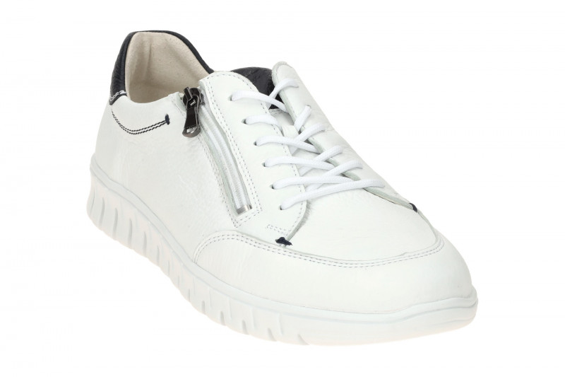 Waldläufer Baldo Schuhe Sneaker weiß blau H-Weite 907002