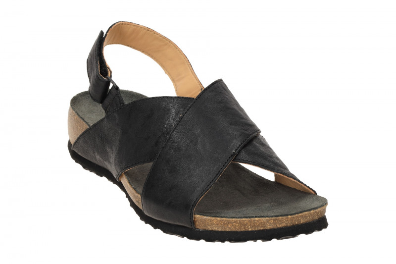 Think Julia Sandale schwarz Glattleder 936