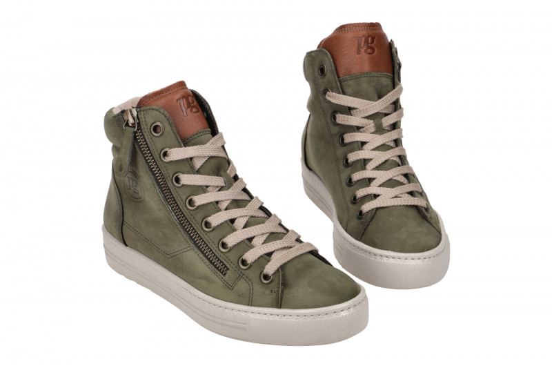 Paul Green Mid-Sneaker Stiefelette grün oliv 4024