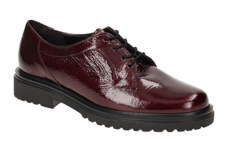 Gabor Davos Schuhe rot burgund Effekt Lack 52.555.88