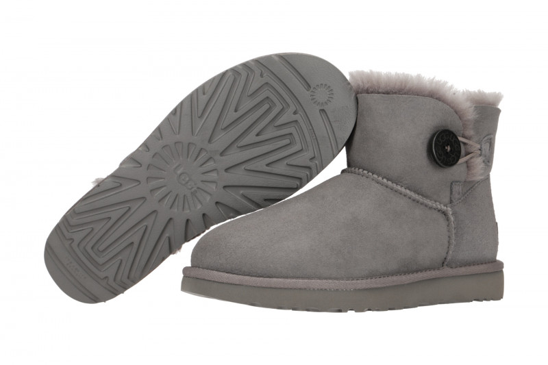 UGG Stiefel grau Mini Bailey Button 2