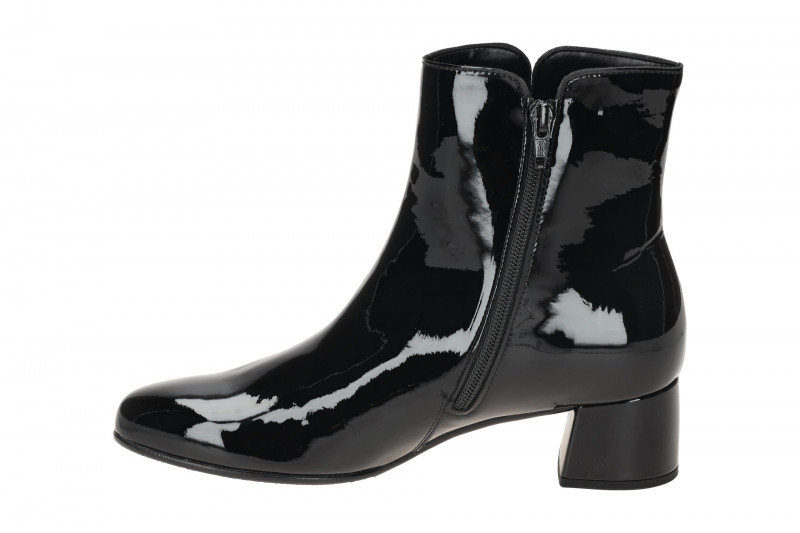 Gabor elegante Stiefelette schwarz Lack 75.680.97