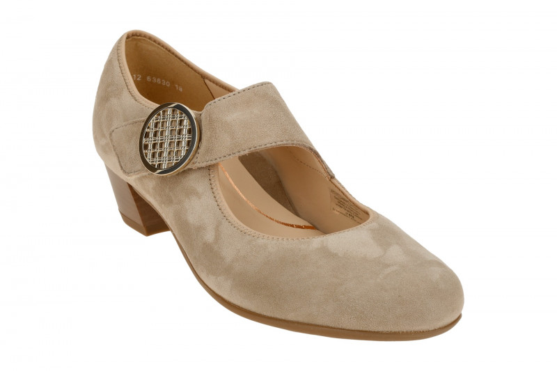 ARA Catania Schuhe Spangenpumps taupe sand 12-63630