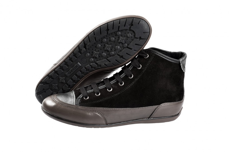 Geox New Moena Stiefelette schwarz grau D3460C