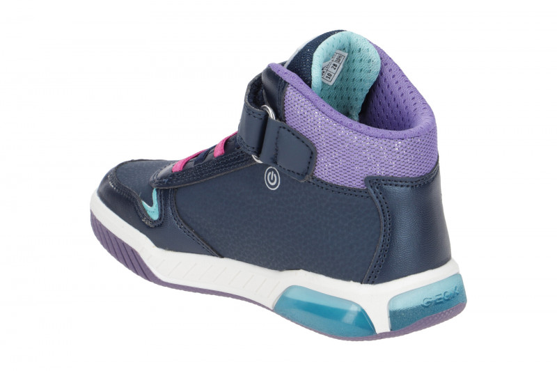 Geox Inek Einhorn Schuhe blau Blinker