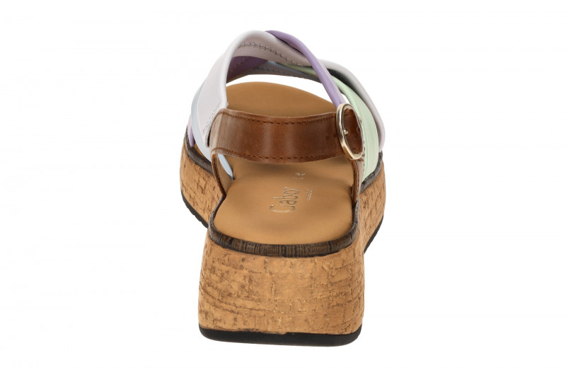 Gabor Plateau Sandalen bunt Glattleder 62.823.24