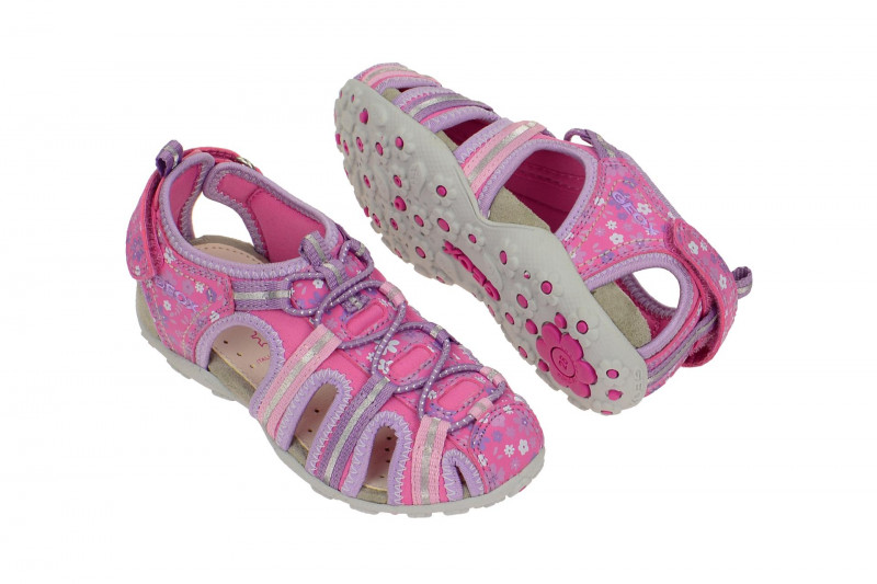 Geox Respira S.Roxanne Mädchen Sandaletten in pink lila
