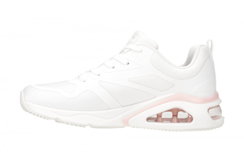 Skechers UNO Schuhe weiß rosa Damen Sneakers 177420