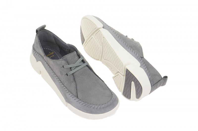 Clarks Tri Angel Schuhe grau Nubuck