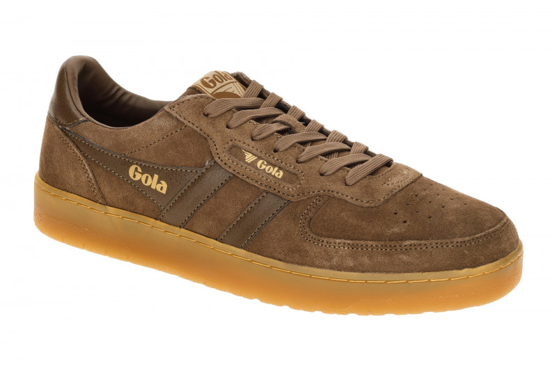 Gola Schuhe Hawk Sneakers braun otter Suede CMB571