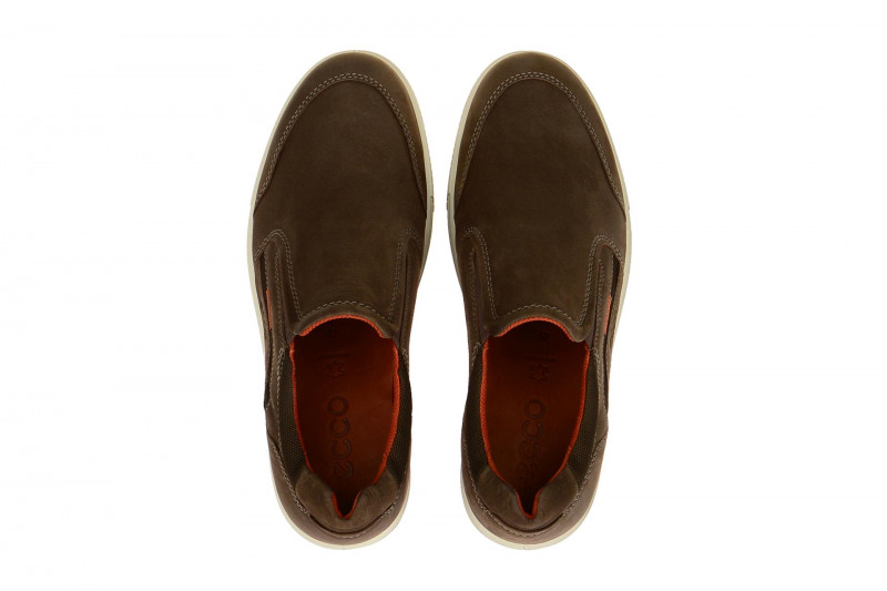 ecco Ennio Schuhe braun Herren Slipper