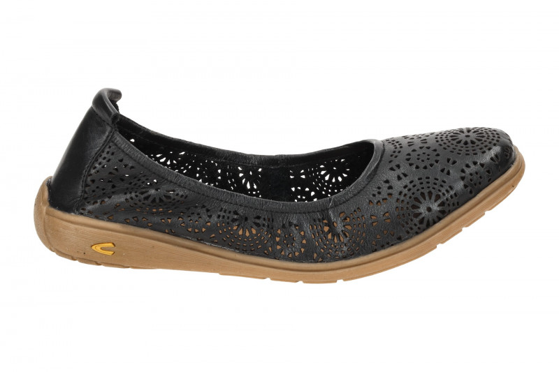camel active Cloud Ballerinas schwarz gelocht 54CU202