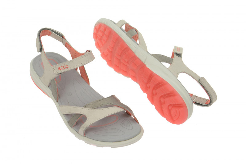 Ecco Cruise Sandale weiß orange 84160359902