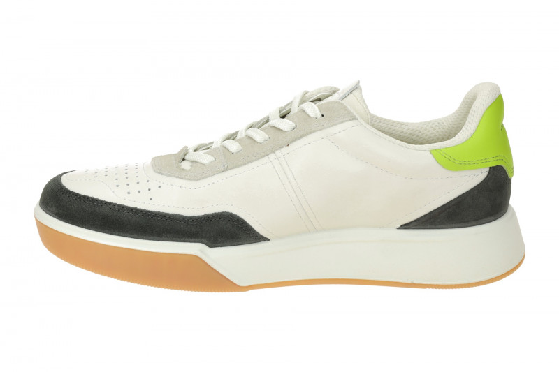 ecco Street Court Schuhe weiß dunkelgrau 539814