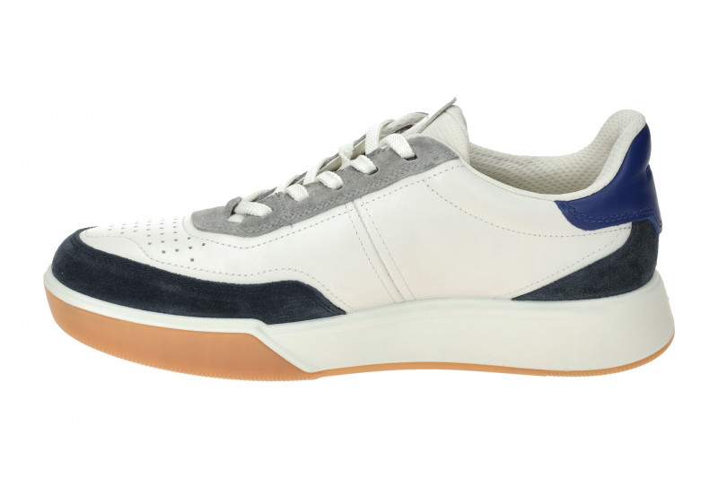 ecco Street Court Schuhe weiß blau 539814