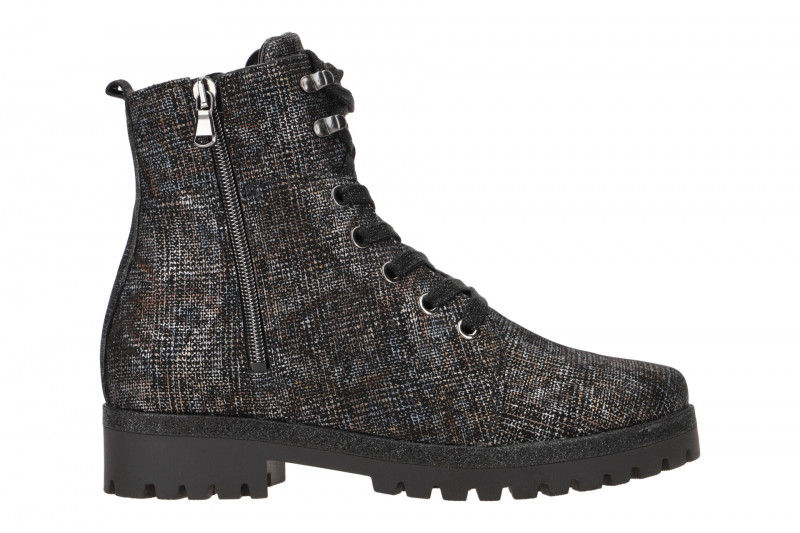 Waldläufer Hanako Stiefel schwarz bunt 338813