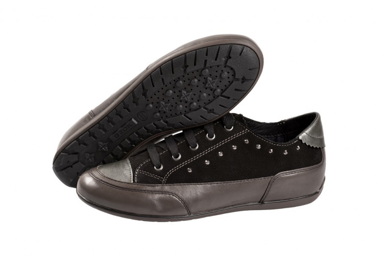 Geox New Moena Schuhe in schwarz dunkelgrau