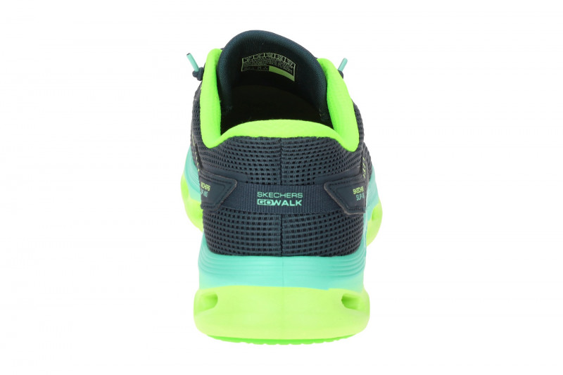 Skechers Go Walk Gliede Step Schuhe blau neon SLIP-IN 125121