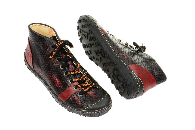 Eject Dass Schuhe schwarz rot Stiefelette Gr 38
