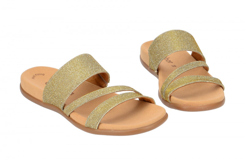 Gabor Pantolette platino gold metallic 83.703.62