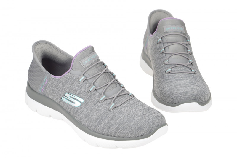 Skechers Summits Schuhe grau weiß SLIP-INs 149937