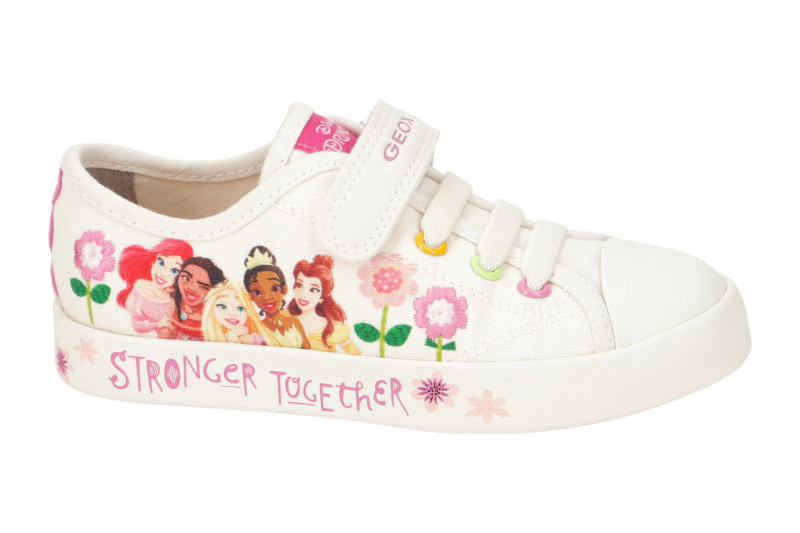 Geox Ciak Kinder Schuhe creme-weiß Disney Princess