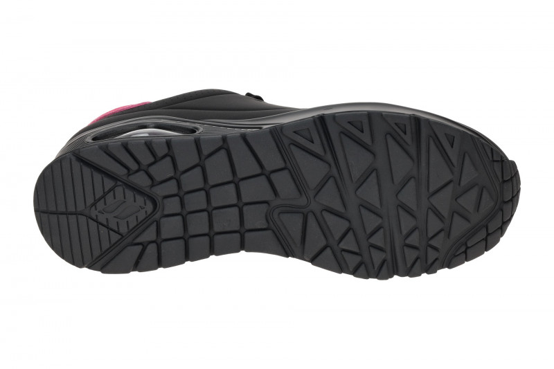 Skechers Uno Schuhe Sneakers schwarz pink 177092