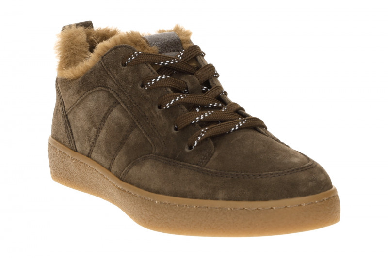 Gabor Sneaker Schuhe braun mocca Fellkragen 6024.01