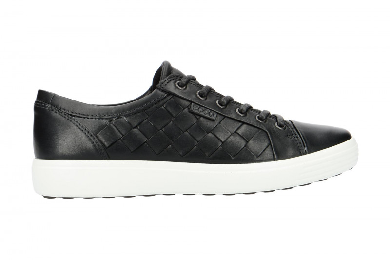 Ecco Schuhe Soft 7 schwarz karo