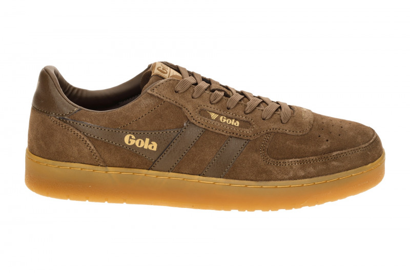 Gola Schuhe Hawk Sneakers braun otter Suede CMB571