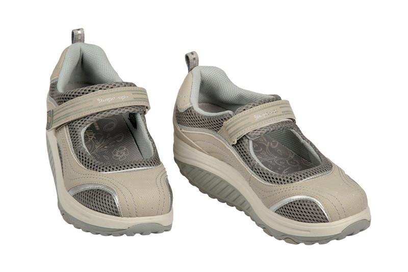 Skechers Shape ups Schuhe 11807/STSL beige grau