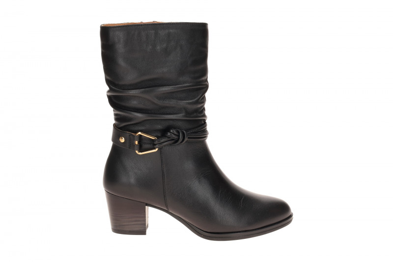 Pikolinos Zamora Stiefel schwarz gerafft W0E-9787