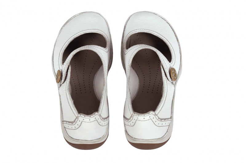 Clarks Fairlie Lake Schuhe in weiß Slipper 20352956