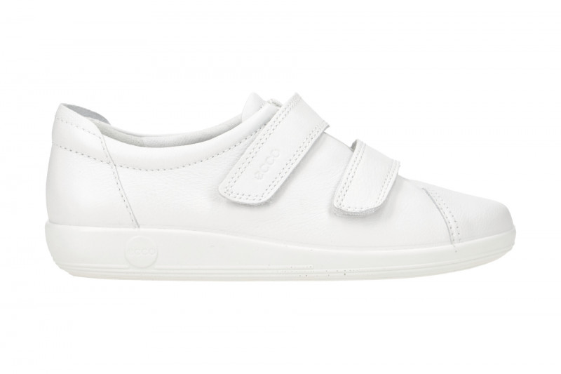 Ecco Soft 2 Schuhe weiß Klett 206513