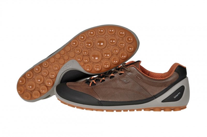 Ecco Biom Zero Schuhe in schwarz braun Yak-Leder Halbschuhe