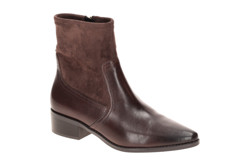 Caprice Stiefelette Ankle Boot dunkelbraun Stretch 25312