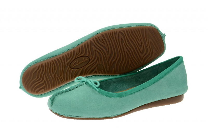 Clarks Freckle Ice Ballerina grün jade