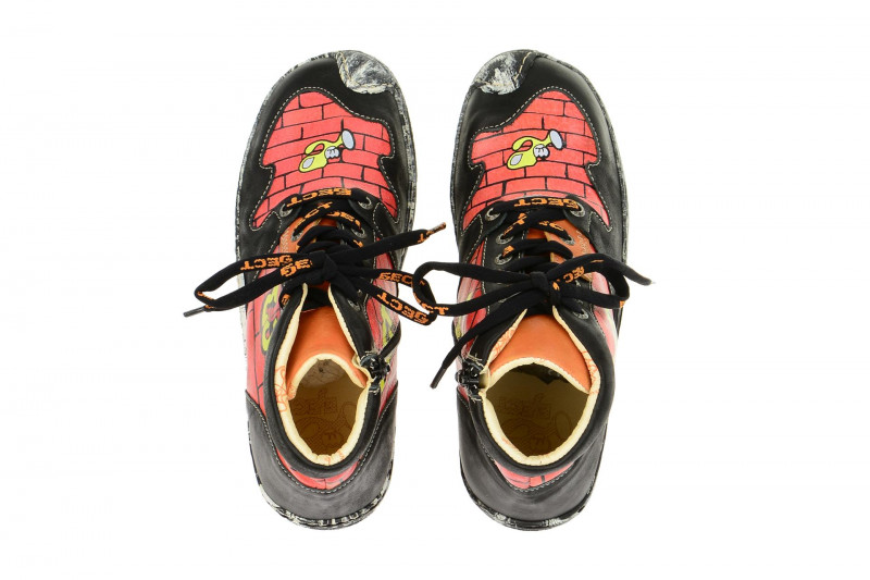 Eject Skat Stiefel schwarz orange 17293.002